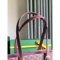 Goyard vintage outdoor carryall travel handbag canvas shoulder underarm tote large storage luggage - 图片 4