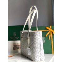 Goyard vintage outdoor carryall travel handbag canvas shoulder underarm tote large storage luggage - 图片 8