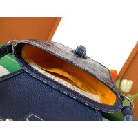 Goyard canvas vintage crossbody flap camera bag smartphone cosmetic holder pouch - 图片 3
