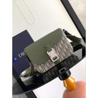 Dior oblique saddle pouch cosmetic smartphone holder shoulder flap baguette messenger