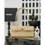 Chanel east-west shoulder underarm baguette elegant hobo tote multicolor available