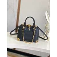 Louis Vuitton LV alma trunk BB handbag in grainy calfskin