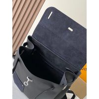 Louis Vuitton Men's steamer Backpack in Grainy Calfskin