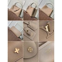 Louis Vuitton Capucines GM Grainy Calfskin Tote Bag Women