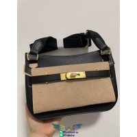 Hermes mini Jypsiere shoulder crossbody flap bag GHW-evercolor leateher full handmade/boutique inclusion