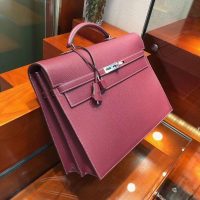 togo hermes kelly depeches 36 briefcase laptop handbag PHW full handmade boutique package
