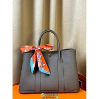 togo Her^^m Garden party holiday carryall travel luggage laptop document handbag handmade stitch - 图片 7