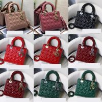 Size24cm Dior large-capacity shopping tote bag stylish girlfriend birthday gift - 图片 2