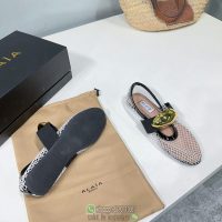Alaia ladies mesh flat ballet shoes foldable Mary Jane boat shoes daily casual pump size35-42 - 图片 3