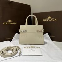 Delvaux Tempete Crush mini shopper handbag crossbody shoulder messenger authentic quality - 图片 7