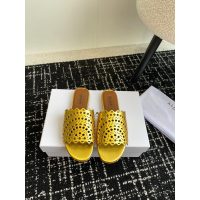 Alaia perforated women's flat slide slipper summer sandal resort beach shoes size35-42 - 图片 8