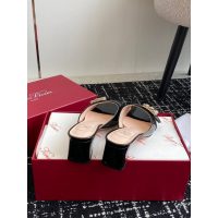 Roger RV crystal-buckle heel sandal mules outdoor slide slipper size35-42 - 图片 6
