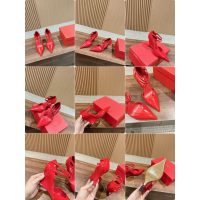 Ferragamo women's strapped wedge sandal pointed wedge pump slipon size35-40 7cm - 图片 2