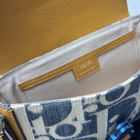 Canvas dior crossbody flap saddle messenger/shoulder satchel flap/full inclusion - 图片 6