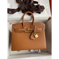 Hermes sellier birkin 25 handbag in demin epsom calfskin GHW-full handmade boutique package