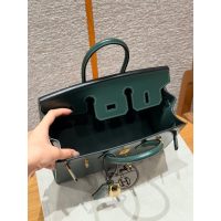 Hermes sellier birkin 25 handbag in box calfskin GHW full handmade