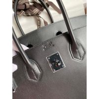 Hermes Birkin 35 top-handle handbag-box leather gun hardware full handmade boutique inclusion - 图片 6