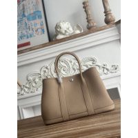 togo Hermes Garden Party 30 tote handbag SHW full handmade boutique inclusion