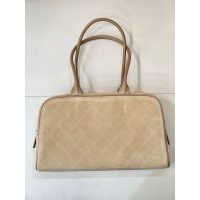 Chanel Small Bowling tote Bag in suede calfskin