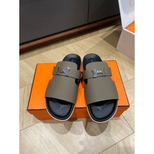 epsom Hermes men's flat Sandals outdoor slipper size 39-46 full boutique inclusion