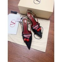 womne's Valentino cherryfic kitten-heel slinback pump Latin dancer footwear size35-40 - 图片 2