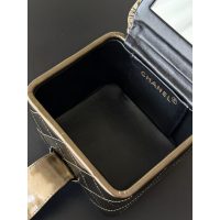 women's Chnael portable vanity case cosmetic case makeup organizer lipstick fragrance box - 图片 6