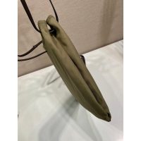 Olive Prada route large Tote Bag with cargo pocket