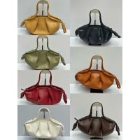 women's Loewe paseo shopping handbag pleated dumpling tote underarm hobbo baguette - 图片 8
