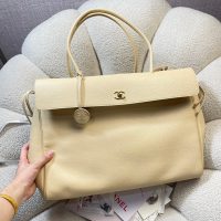 Chanel Preppy Coco Shopping Tote bag-caviar leather GHW