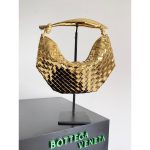 BV intrecciato Sardine handbag metallic slouchy beach tote socialite influencer party bag