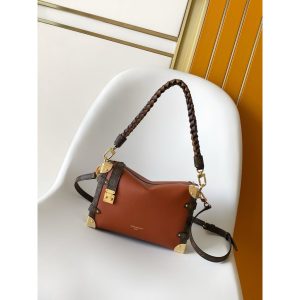 Louis Vuitton LV side trunk MM shoulder bag with dual strap
