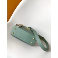 Louis Vuitton LV capucines mini top-handle handbag in grainy calfskin