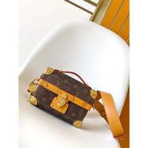 Louis Vuitton LV Soul Trunk Bag in Monogram Canvas and calfskin