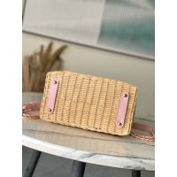 women's Louis Vuitton Capucines BB Handbag in wicker and calfskin