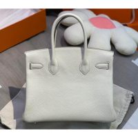 Hermes birkin 25 club handbag PHW-togo leateher full handmade/boutique inclusion