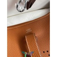 Togo Hermes evelyne 28 shoulder tote bagPHW full handmade/boutique inclusion