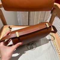 Box leather Her^^m costance 24cm convertible crossbody shoulder flap messenger case camera bag - 图片 3