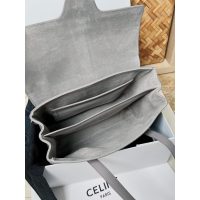 calfskin Celine Soft16 shoulder shopping tote versatile worker commuter bag authentic quality - 图片 5