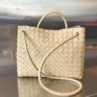 intrecciato BV medium Andiamo shopper handbag sling shoulder storage tote holiday beach tote - 图片 5