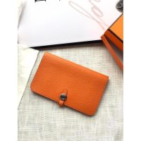 Togo Hermes dogon bifold wallet multislots card holder full handmade