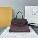 The Row margaux 15 belt capacious shoulder tote vacation carryall handbag luggage beach tote