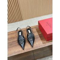Valentino kitten heel slingback pump summer heel sandal bride wedding party shoes size35-40 - 图片 3