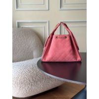 Chanel 25 small shoulder bucket Bag in suede calfskin GHW