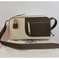 Hermes men's etaupe shoulder crossbody messneger bag-full handmade boutique package