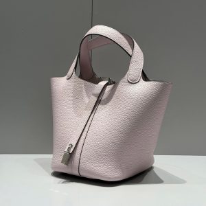 hermes picotin 18 bucket tote bag-togo calfskin full handmade boutique inclusion
