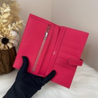 epsom hermes bearn bifold long wallet /multislots card holder handmade stitch