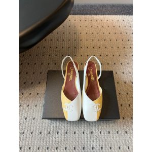 Chanel two-tone ballet flat slingback pumps size35-40