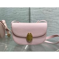 microchip version Dior oval-medal crossbody shoulder flap saddle bag - 图片 2