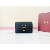half horsebit Gucci bifold small wallet purse multislots card holder coin pouch - 图片 5