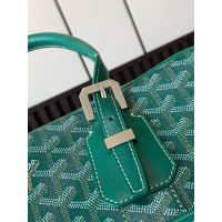 small Goyard Ambassade men's business briefcase canvas laptop document handbag with protective feet - 图片 5